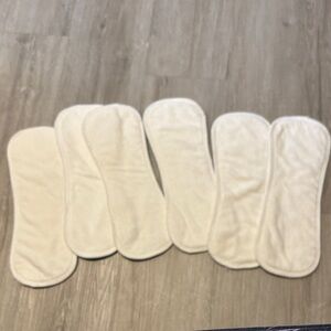 Funky Fluff Set of White Reusable Cloth Pads